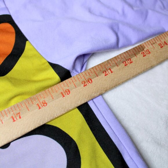 Cartoon Character T-Shirt Short Sleeve Purple - Picture 5 of 7